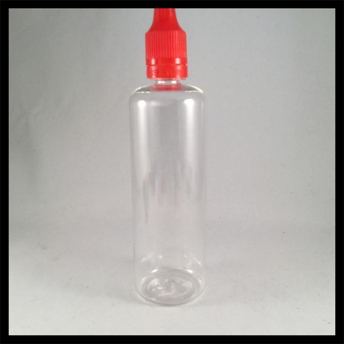 Botellas plásticas grandes del dropper de la capacidad 100ml, botellas vacías del dropper de ojo del plástico transparente