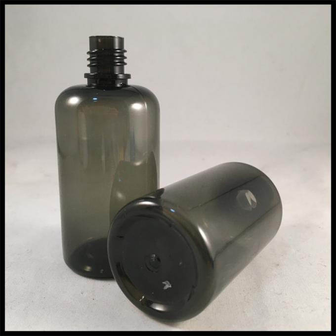 ACARICIE las botellas oscuras 50ml, botellas comprensibles transparentes negras del dropper del dropper