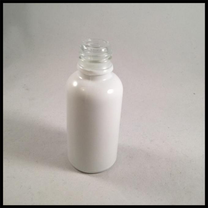 El dropper blanco como la leche del aceite esencial 30ml embotella la botella del líquido del cigarrillo de E