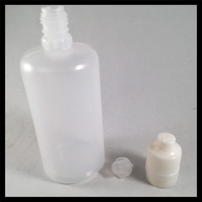 Botella del dropper del Ldpe de la categoría alimenticia 100ml, botellas plásticas de encargo del dropper de ojo