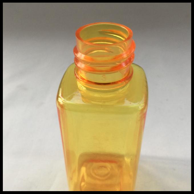 Botellas de cristal cuadradas para Packi cosmético, botellas plásticas de encargo del dropper del dropper