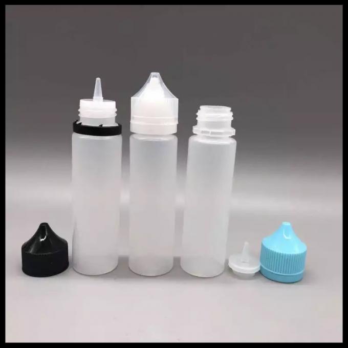 Botellas plásticas de encargo del dropper de ojo, botella plástica farmacéutica del dropper 60ml