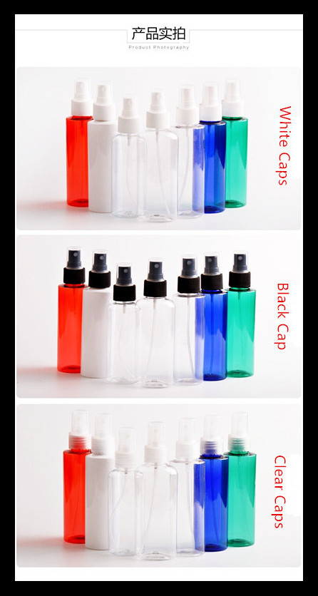 El espray plástico de la bomba del perfume embotella salud de 120ml y seguridad pequeñas y portátiles