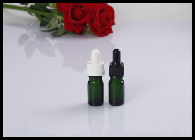 Botella de cristal del dropper del aceite esencial del Aromatherapy clara y ambarina para los productos orales de la tableta del jarabe