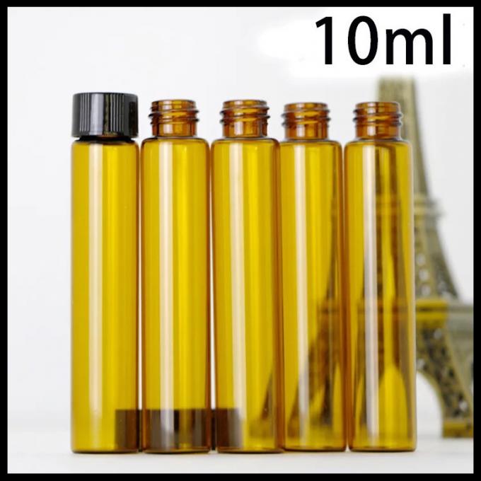 Casquillo blanco redondo del espray de la bomba del color de Matt de las botellas de cristal del aceite esencial de la capacidad 10ml