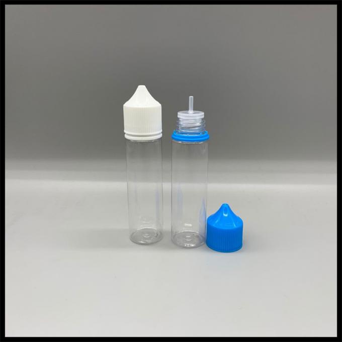 Forma redonda rechoncha del material plástico del ANIMAL DOMÉSTICO de la botella rv del unicornio del dropper 60ml del ISO para el Cig de E