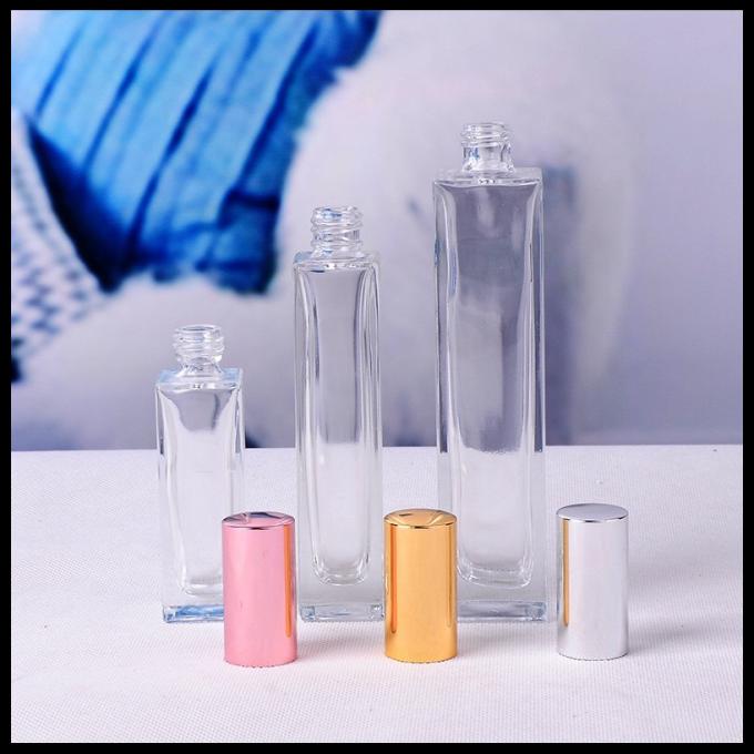 Las botellas de cristal del espray de perfume, bomba del espray del rectángulo embotellan 30ml 50ml 100ml