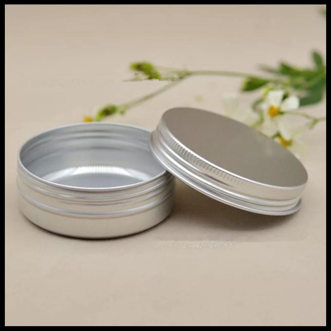 Envases cosméticos de aluminio vacíos, tarro cosmético de aluminio 100g con las tapas