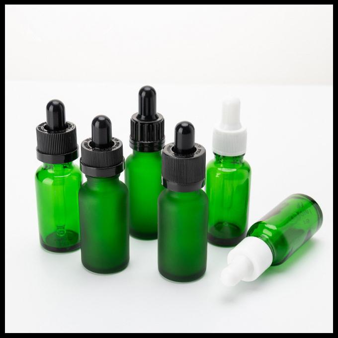 El material reciclable BPA del aceite esencial de la capacidad verde de las botellas de cristal 20ml libera