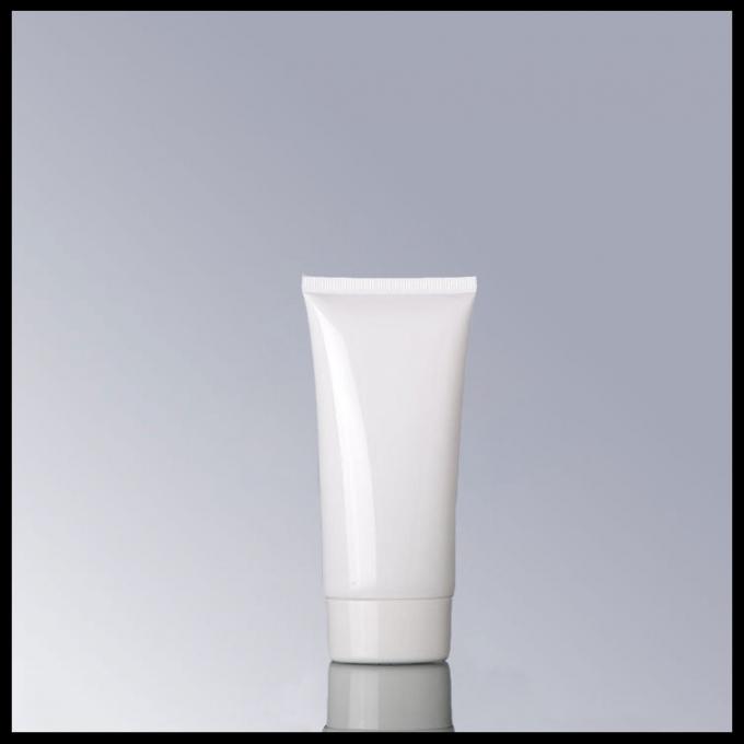 El suero cosmético blanco del PE embotella los tarros faciales de la loción de la despedregadora del envase del maquillaje los 50m 100ml